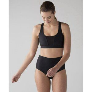 NWT Lululemon Vitalize Swim Bra Black SZ 10